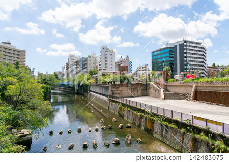 【東京】盛夏時節，目黑川綠意盎然，景色宜人（2026年8月） 142483075
