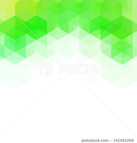 Modern bright abstract geometric background with green hexagons for your design. eps 10 Modern bright abstract geometric background with green hexagons for your design. eps 10 142483269
