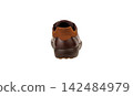 Stylish brown casual leather men's footwear for autumn season 142484979