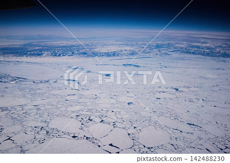 Sky seen from an airplane Sky seen from an airplane 142488230