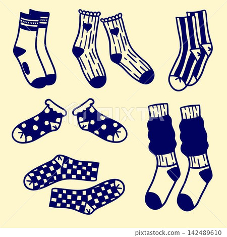 Cozy Winter Socks Collection Cozy Winter Socks Collection 142489610