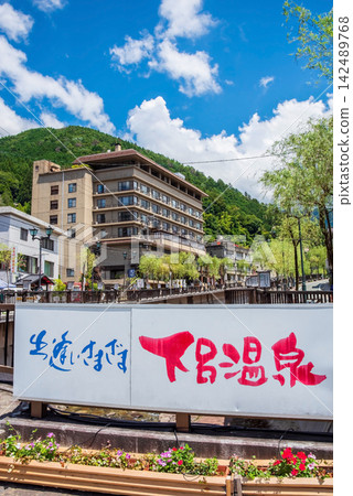溫泉小鎮風光[下呂溫泉，日本三大著名溫泉之一]（岐阜縣下呂市） 142489768