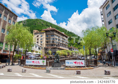 溫泉小鎮風光[下呂溫泉，日本三大著名溫泉之一]（岐阜縣下呂市） 142489770