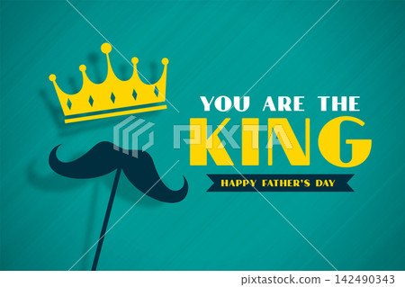 king fathers day concept banner with crown king fathers day concept banner with crown 142490343