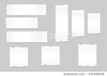 torn paper scrap sheets big set design torn paper scrap sheets big set design 142490446