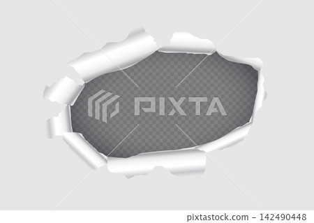 torn hole page paper sheet background design torn hole page paper sheet background design 142490448