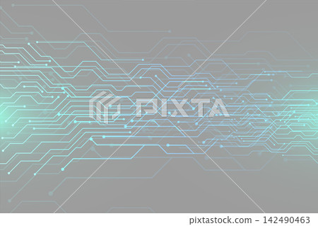 digital futuristic circuit diagram technology banner design digital futuristic circuit diagram technology banner design 142490463