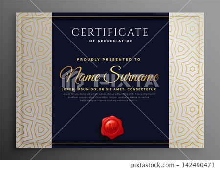 premium multipurpose business certificate template design concept premium multipurpose business certificate template design concept 142490471