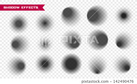 oval shape realistic shadow effect big set oval shape realistic shadow effect big set 142490476