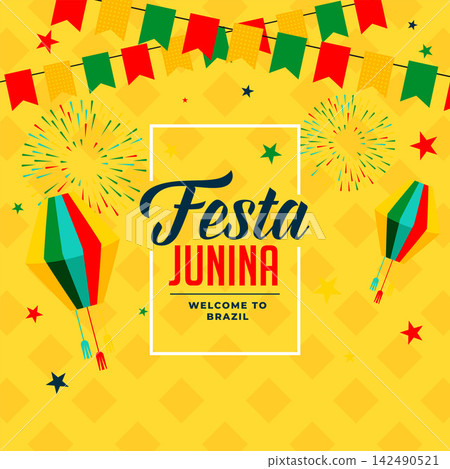 festa junina event celebration poster design background festa junina event celebration poster design background 142490521