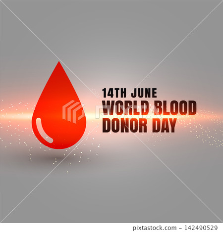 14th june world blood donor day event poster design 142490529