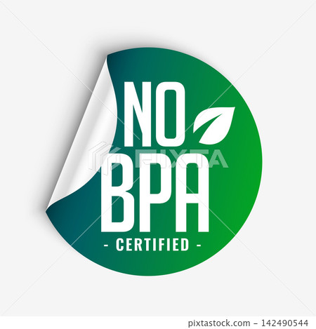 no BPA bisphenol-a and phthalates lcertified green sticker label no BPA bisphenol-a and phthalates lcertified green sticker label 142490544