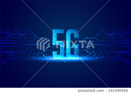 digital 5G technology concept background for superfast speed digital 5G technology concept background for superfast speed 142490560