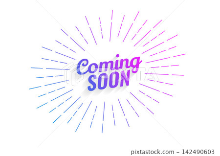 abstract coming soon background with line rays abstract coming soon background with line rays 142490603