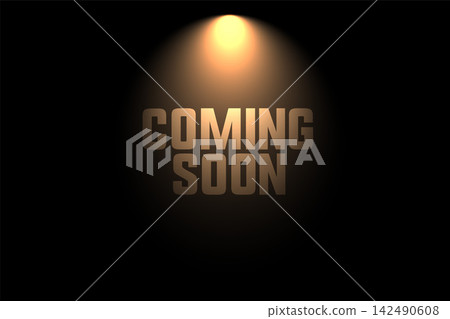 coming soon background with spot light design coming soon background with spot light design 142490608