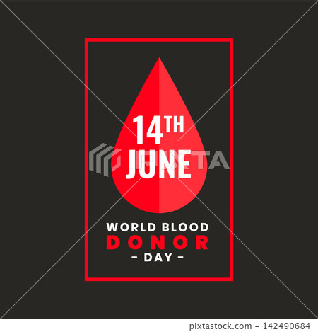 poster design for international world blood donor day 142490684