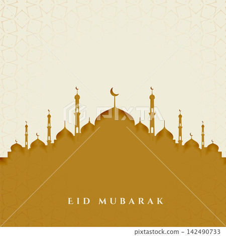 eid mubarak festival greeting background design vector eid mubarak festival greeting background design vector 142490733