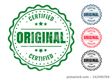original and certified quality rubber seal stamps set original and certified quality rubber seal stamps set 142490769