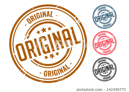 four original rubber seal stamp set design four original rubber seal stamp set design 142490775