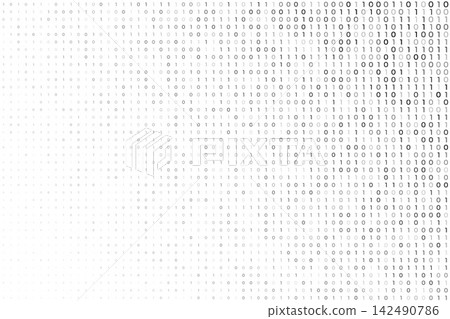 digital white background with binary code numbers digital white background with binary code numbers 142490786