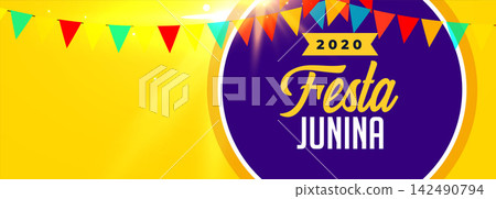 2020 festa junina celebration banner with text space 2020 festa junina celebration banner with text space 142490794