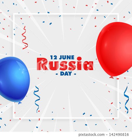 happy russia day 12th june celebration background design happy russia day 12th june celebration background design 142490816