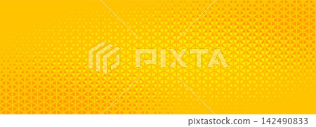 bright yellow triangle halftone abstract banner design bright yellow triangle halftone abstract banner design 142490833
