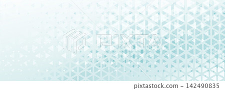 abstract triangle pattern banner with blue and white shade abstract triangle pattern banner with blue and white shade 142490835