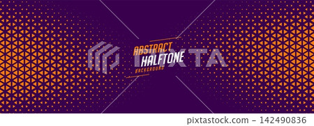 abstract purple and orange halftone banner design abstract purple and orange halftone banner design 142490836