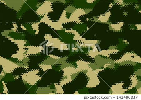 military camouflage texture in green shade pattern military camouflage texture in green shade pattern 142490837
