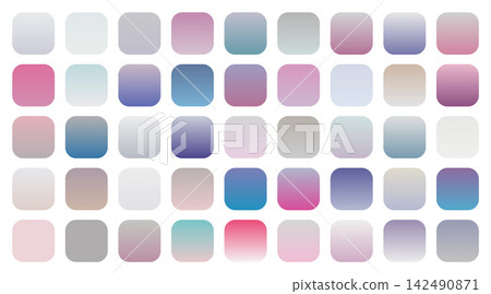 big set of soft gradients combinations swatches big set of soft gradients combinations swatches 142490871