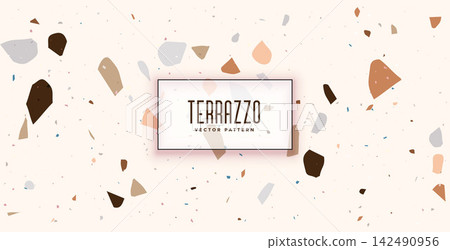 white terrazzo shape pattern texture background design white terrazzo shape pattern texture background design 142490956
