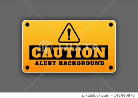 caution alert background signage attention sign design caution alert background signage attention sign design 142490976