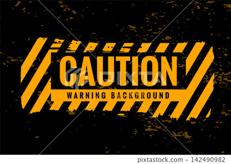 caution warning background with yellow and black stripes caution warning background with yellow and black stripes 142490982