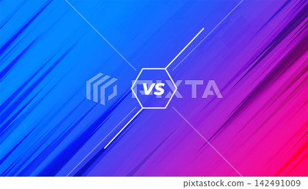 vibrant versus vs banner for competition challenge vibrant versus vs banner for competition challenge 142491009