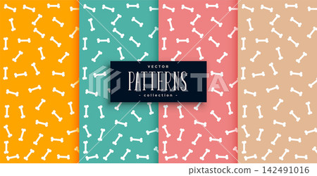 bones pattern in four colors set desgin bones pattern in four colors set desgin 142491016