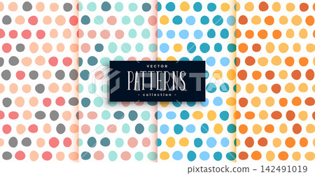 big dots circles pattern set of four big dots circles pattern set of four 142491019