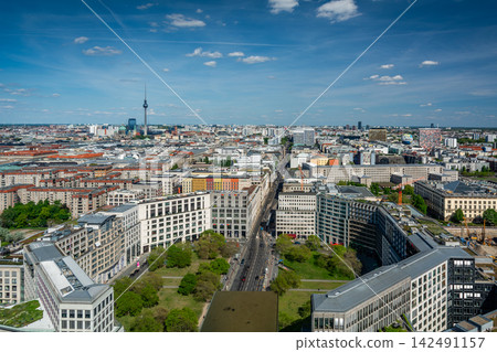 Berlin Skyline and TV Tower from Panoramapunkt Berlin Skyline and TV Tower from Panoramapunkt 142491157