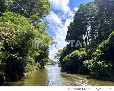 福井縣：三方五湖，水邊的綠地和橋樑 142492086