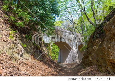 "Piya," a registered tangible cultural property located on a hiking trail in the Tsuru Alps. "Piya," a registered tangible cultural property located on a hiking trail in the Tsuru Alps. 142492510