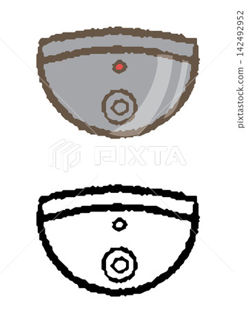 Surveillance camera illustration 2 Surveillance camera illustration 2 142492952