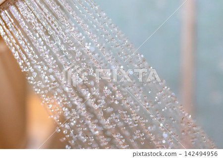 Close-up of shower water Close-up of shower water 142494956