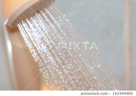 淋浴水的特寫 淋浴水的特寫 142494960