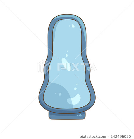 Illustration of full length mirror Illustration of full length mirror 142496030