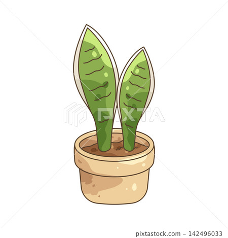 Illustration of indoor plant Illustration of indoor plant 142496033