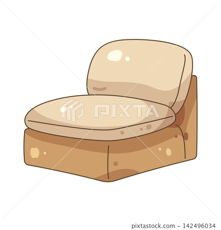 Illustration of modular sofa Illustration of modular sofa 142496034