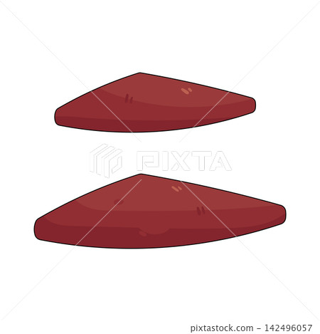 Illustration of corner shelf Illustration of corner shelf 142496057