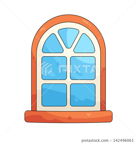 Illustration of window Illustration of window 142496061