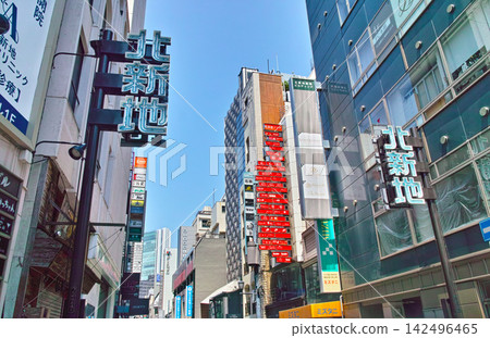 大阪府北區北新地的景色 大阪府北區北新地的景色 142496465
