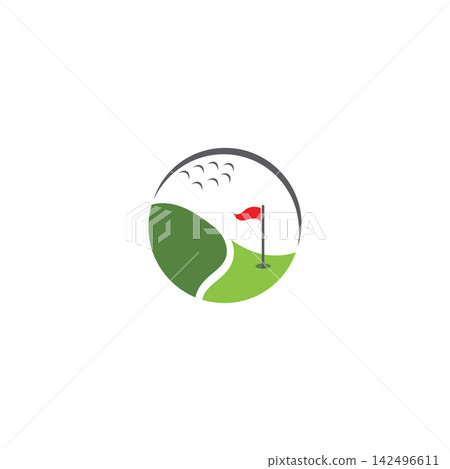 golf icon vector illustration design logo template golf icon vector illustration design logo template 142496611
